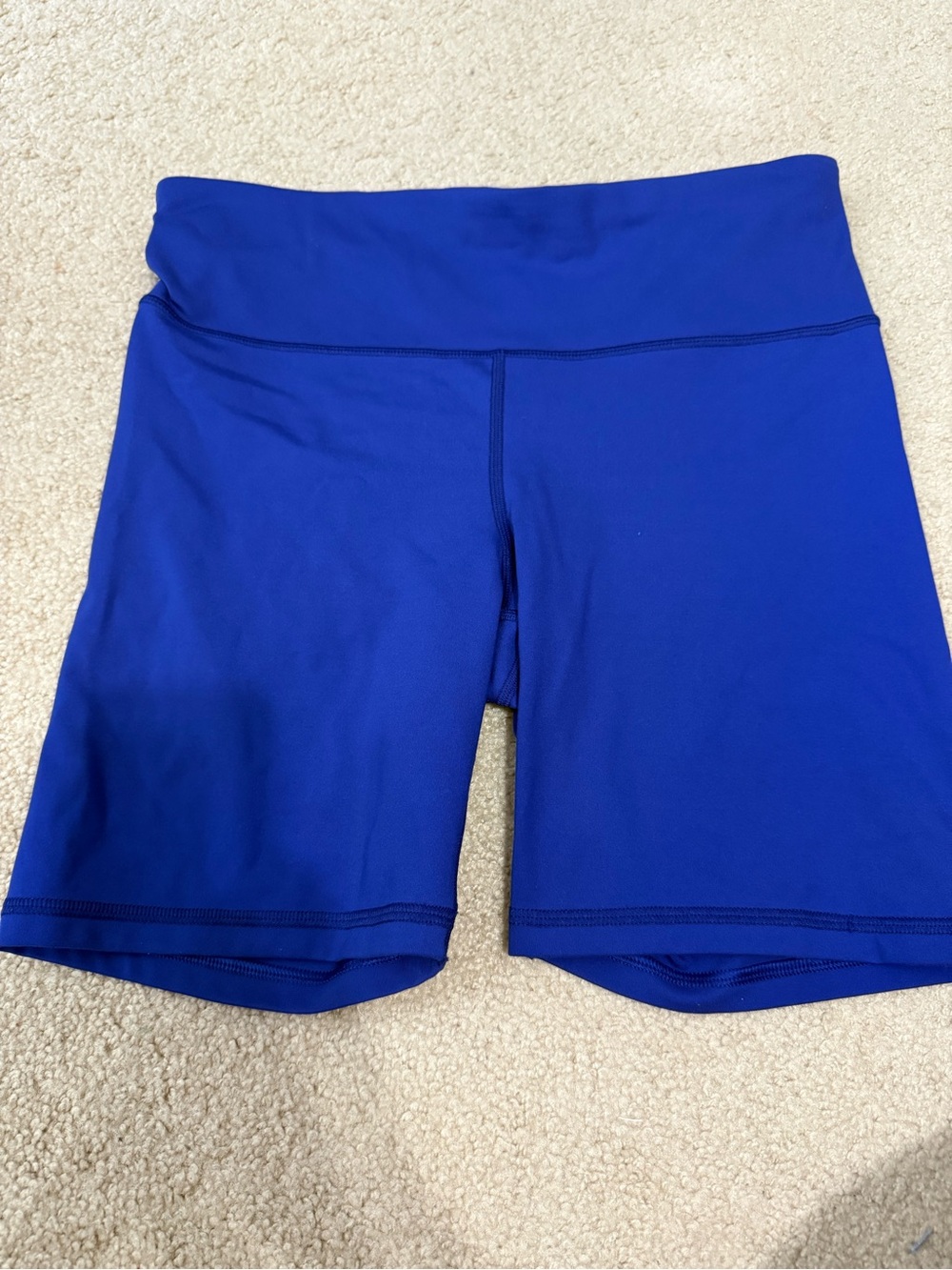 GAP Women's High-Rise Bike Shorts - Royal Blue